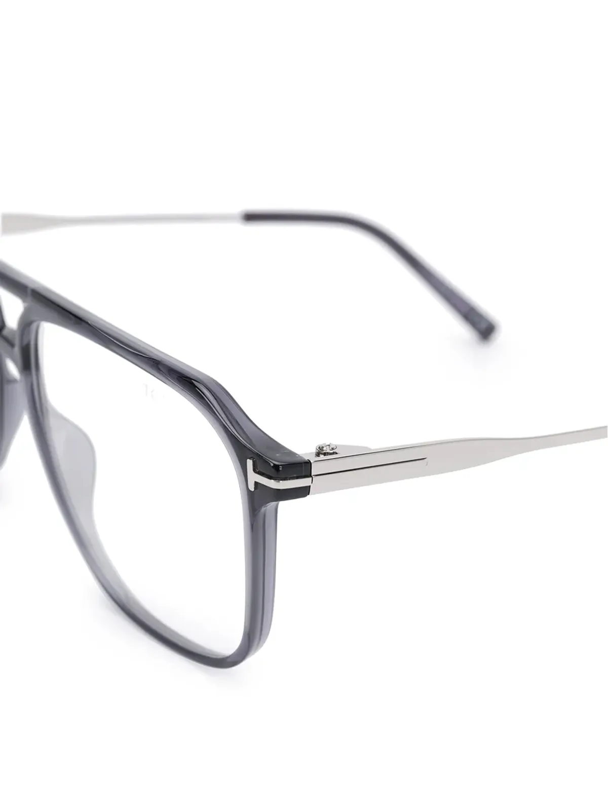TOM FORD Eyewear パイロットフレーム眼鏡 - 画像3