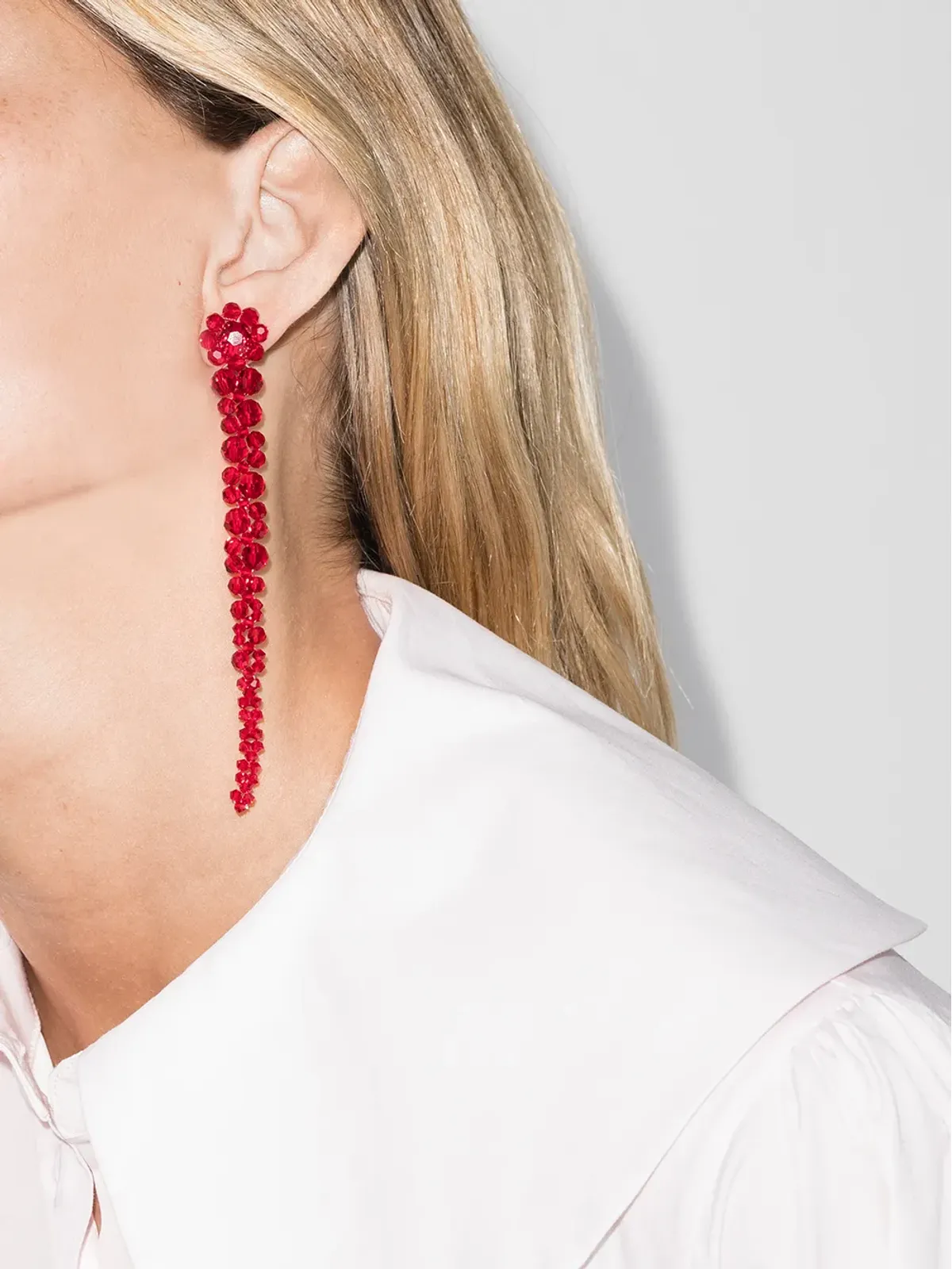 Simone Rocha ドリップクリスタル・ドロップピアス - 画像2
