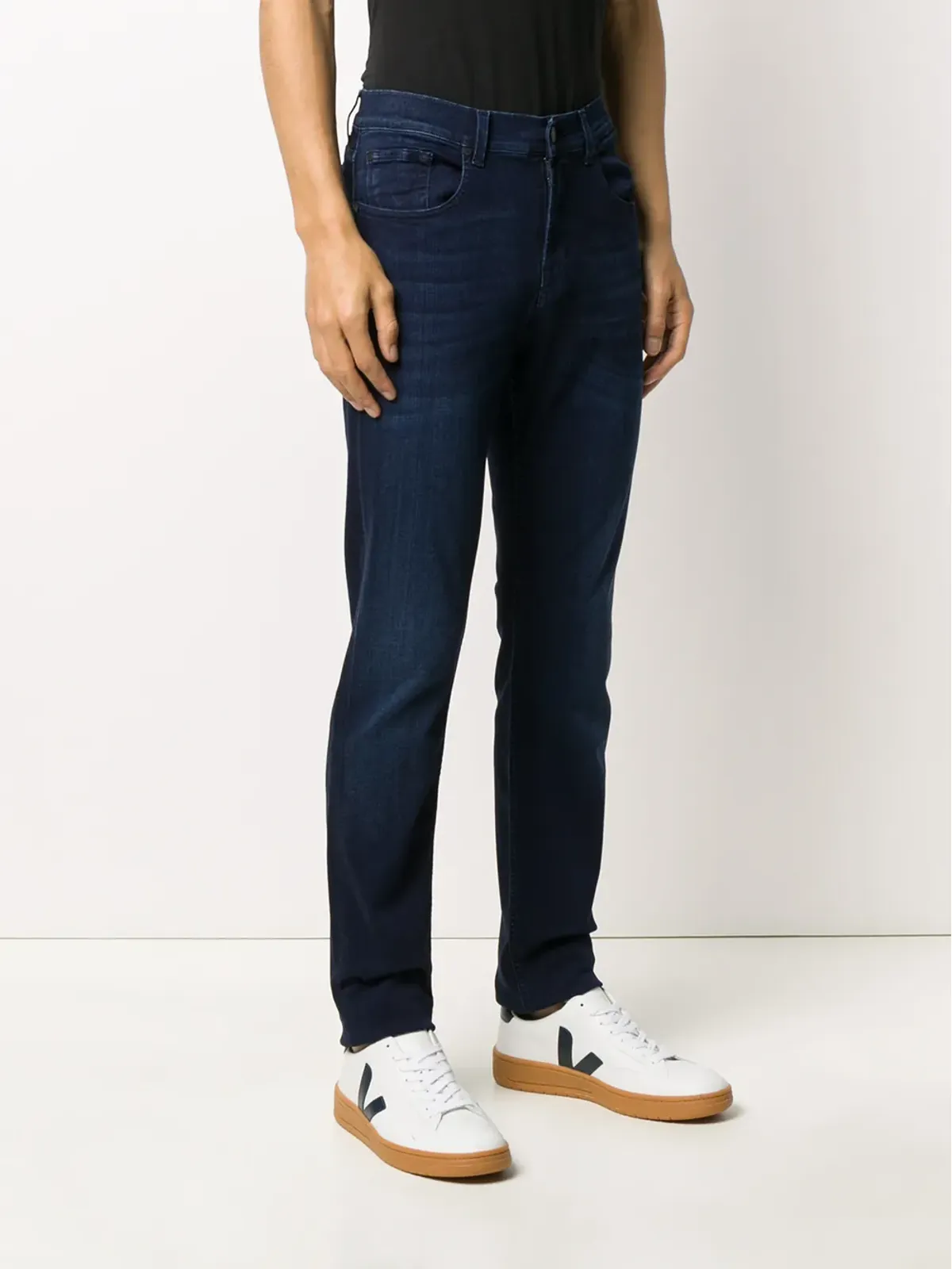 7 For All Mankind スリムミー テーパード Luxe パフォーマンス ジーンズ - 画像3