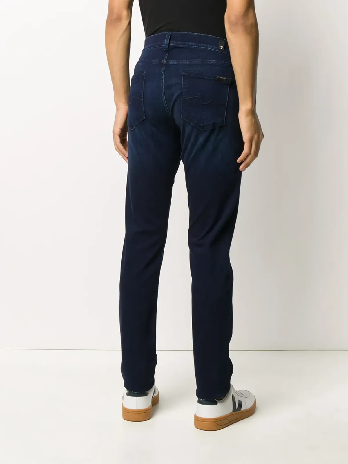 7 For All Mankind スリムミー テーパード Luxe パフォーマンス ジーンズ - 画像4