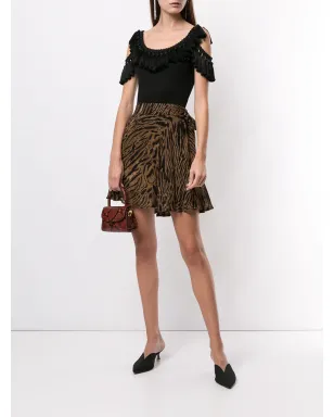 Dolce & Gabbana オフショルダータッセルトリムベスト - サムネイル2