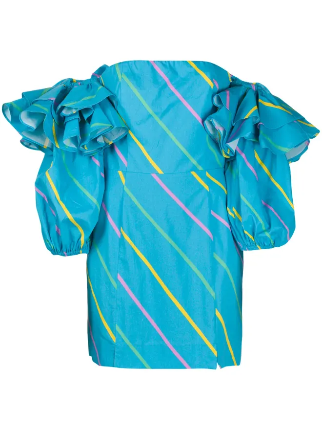 ROTATE BIRGER CHRISTENSEN ROTATE BIRGER CHRISTENSEN Bethany ストライプ柄ドレスの商品画像