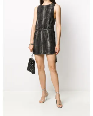 Saint Laurent ストライプ柄ミニドレス - サムネイル2