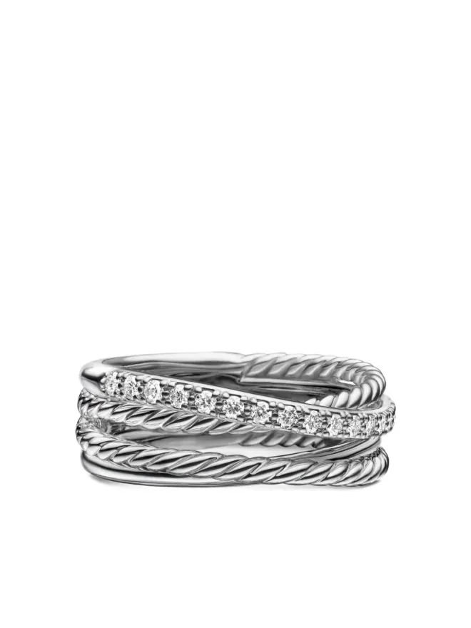 David Yurman David Yurman クロスオーバー バンド リングの商品画像