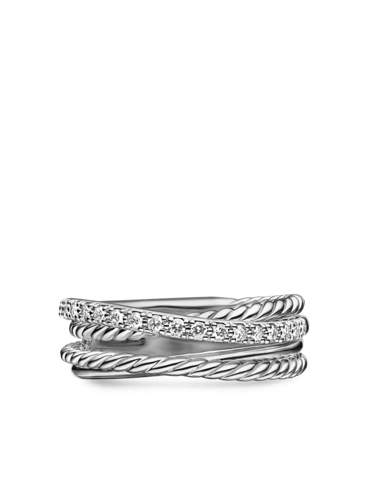 David Yurman クロスオーバー バンド リング - 画像5