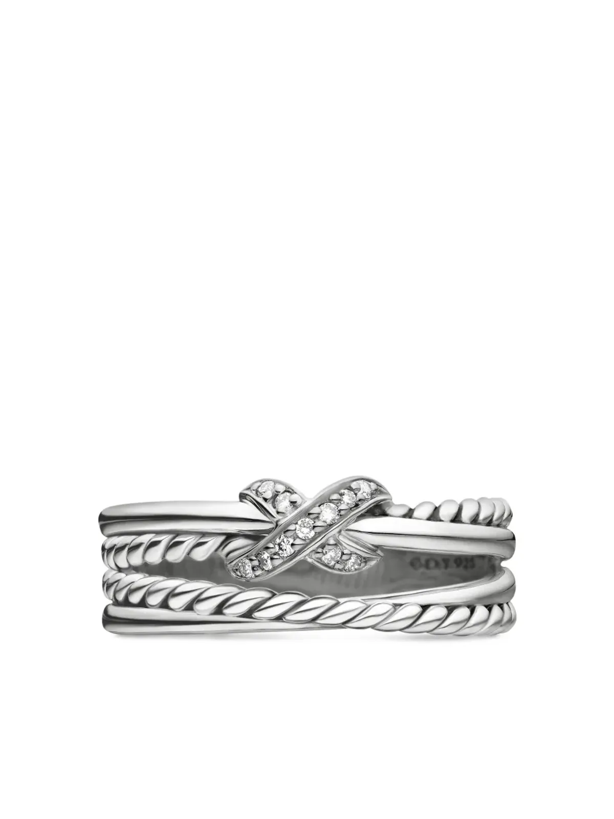 David Yurman Xクロスオーバー ダイヤモンド バンドリング - 画像5