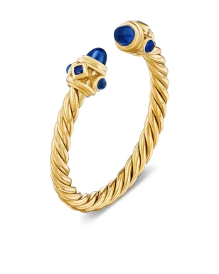 David Yurman 18K イエローゴールド ルネサンス サファイア リング - サムネイル3
