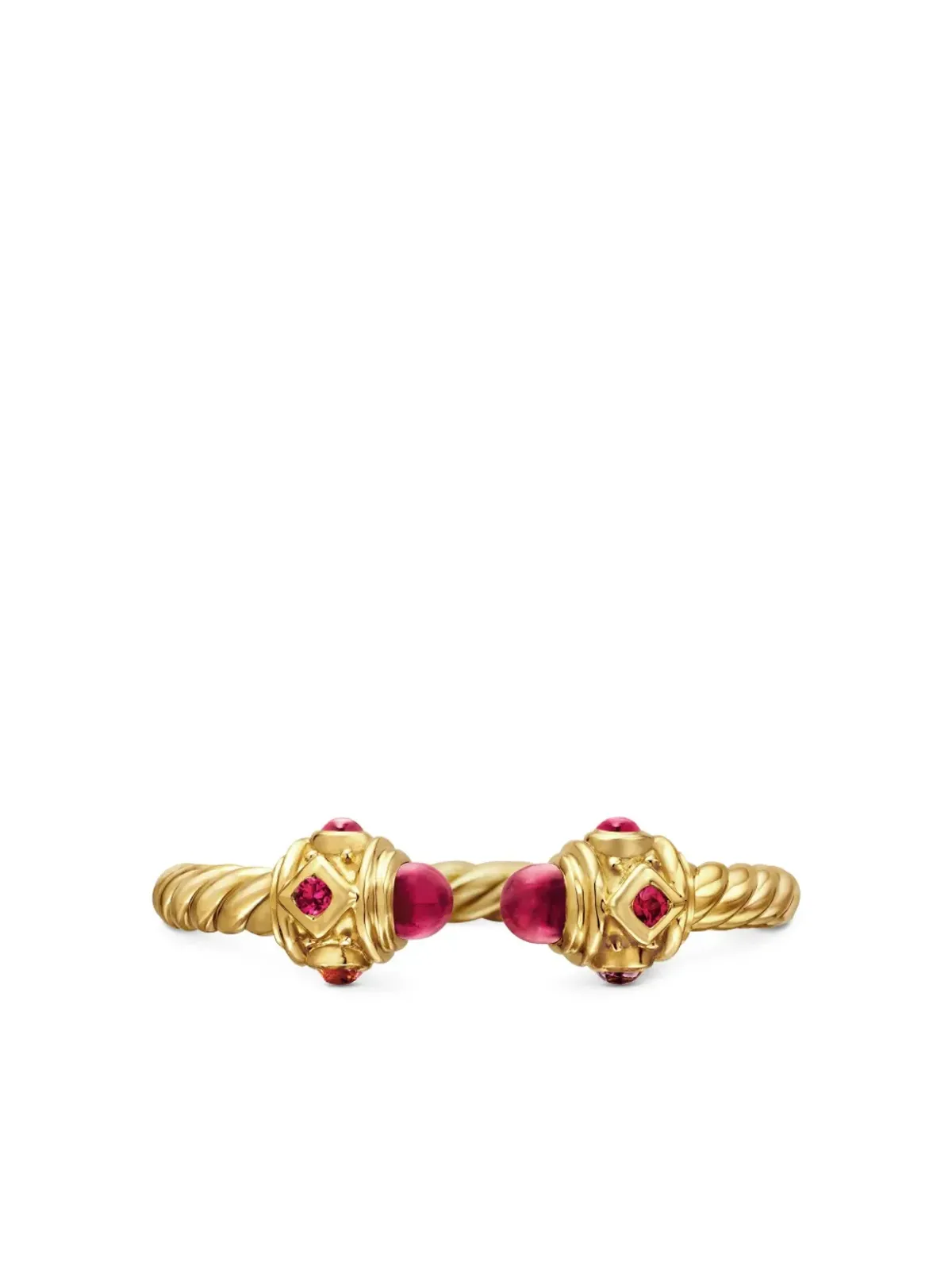 David Yurman 18kt イエローゴールド ルネサンス ルビー リング - 画像5