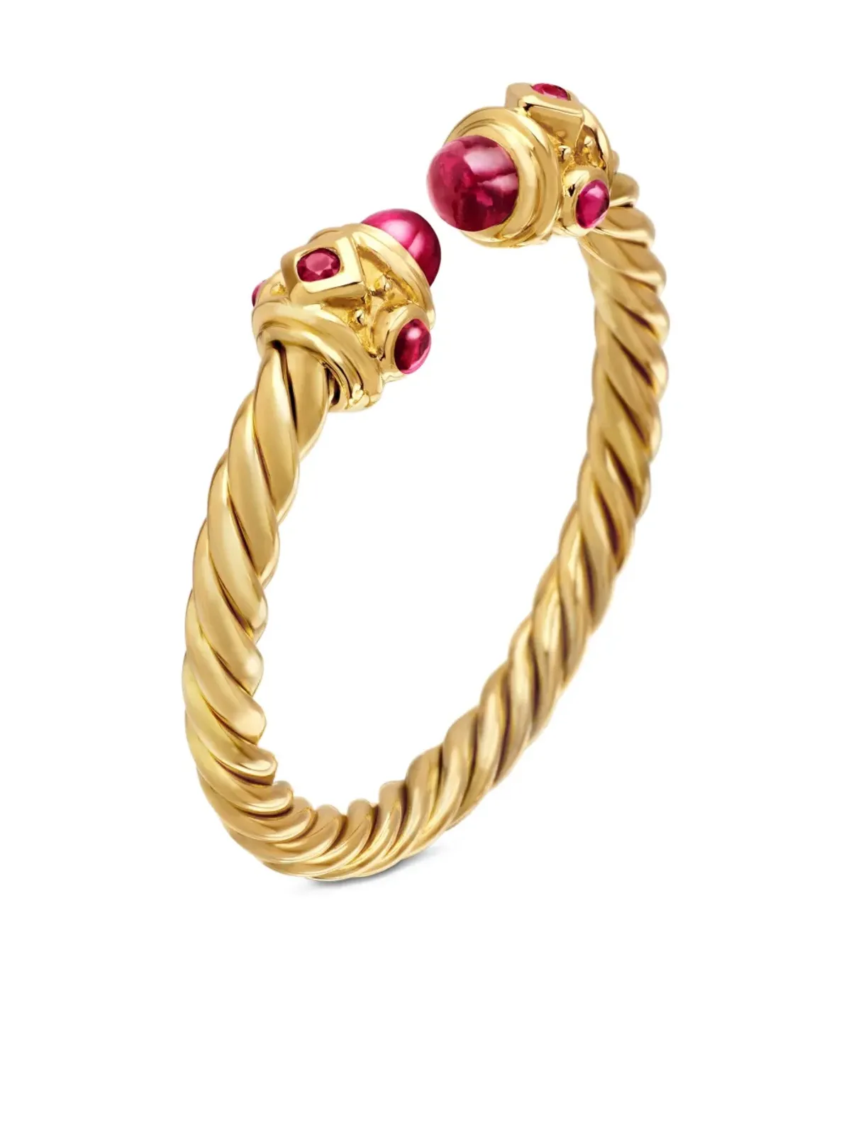 David Yurman 18kt イエローゴールド ルネサンス ルビー リング - 画像4