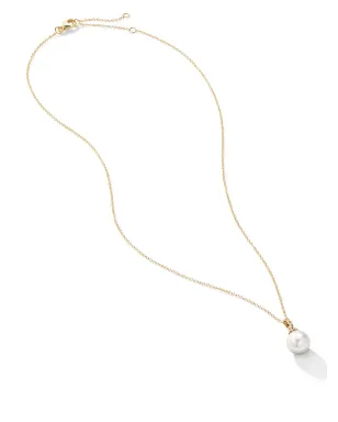 David Yurman 18Kイエローゴールド ソラリ パールとダイヤモンド ネックレス - サムネイル2
