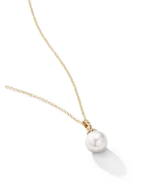 David Yurman 18Kイエローゴールド ソラリ パールとダイヤモンド ネックレス - サムネイル3