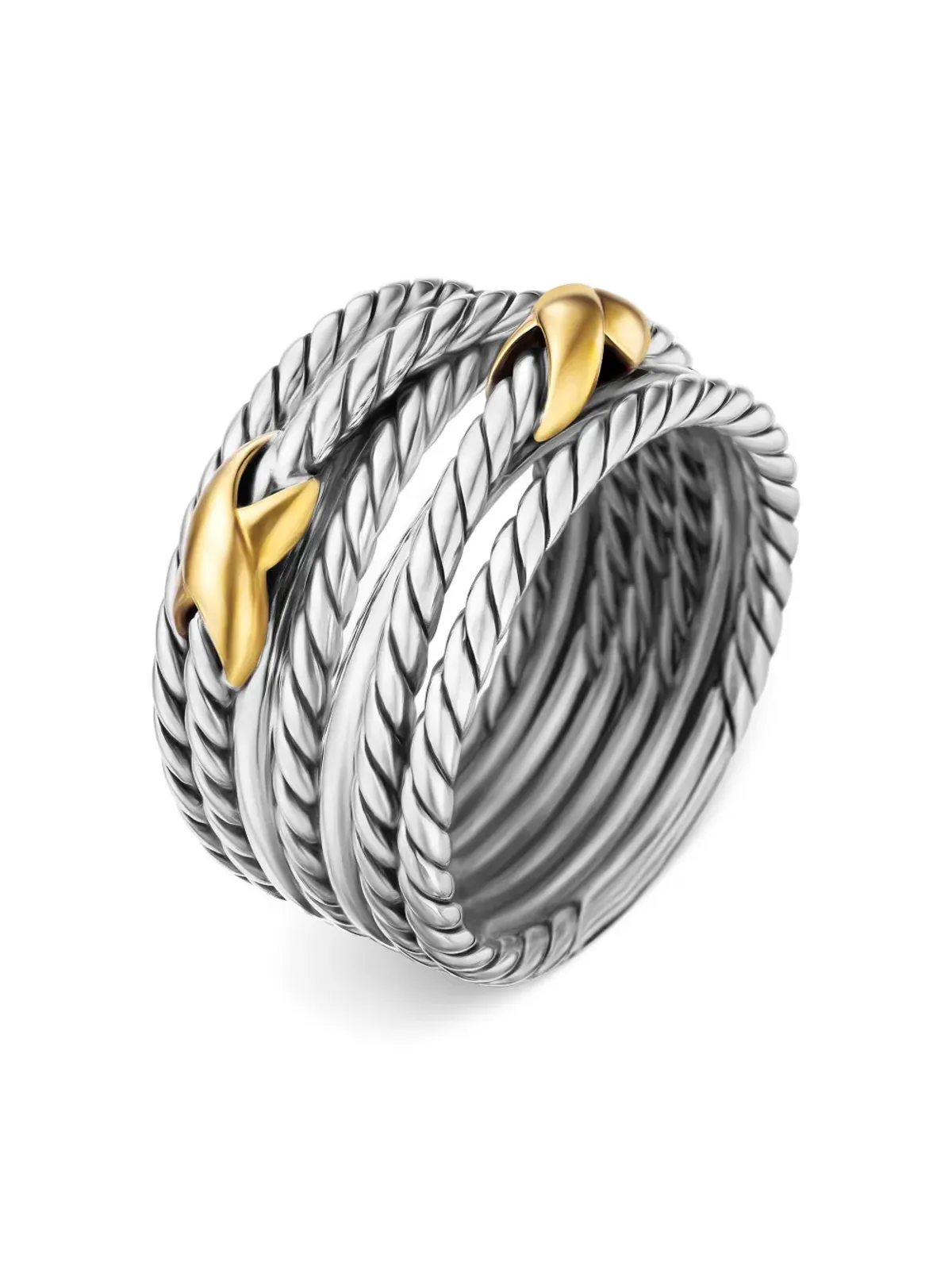 David Yurman ダブルXクロスオーバーリング - 画像4