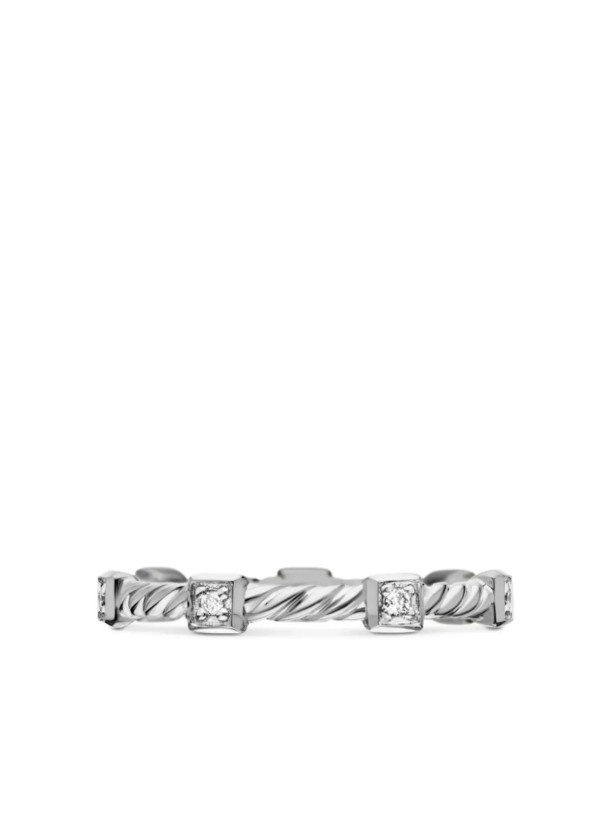 David Yurman Cable Collectibles ダイヤモンド・スタックリング - 画像5