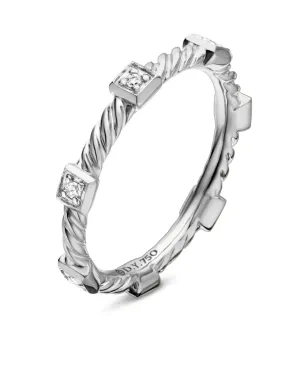 David Yurman Cable Collectibles ダイヤモンド・スタックリング - サムネイル4