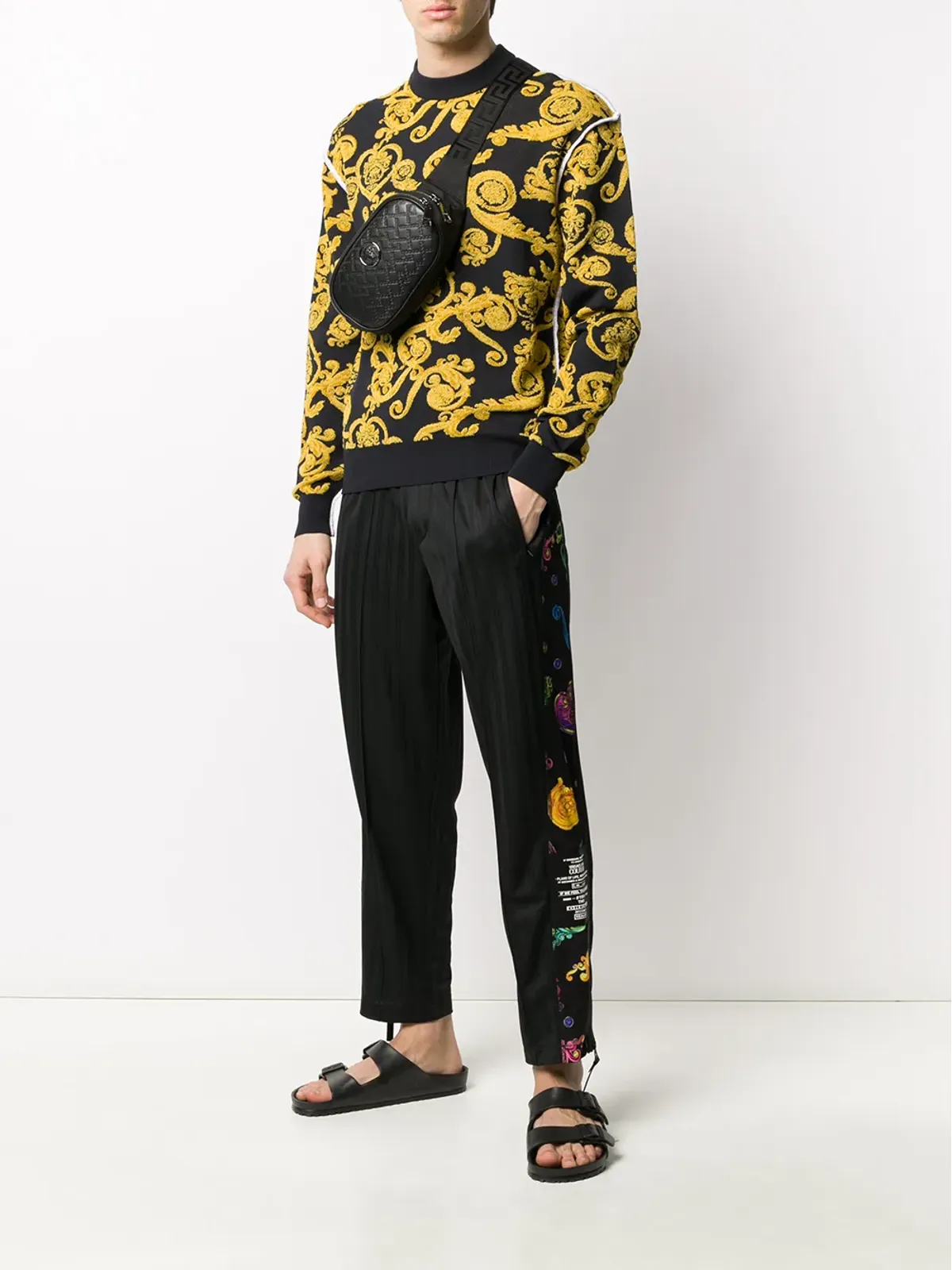 Versace Jeans Couture バロック柄プリントのスウェットパンツ - 画像2