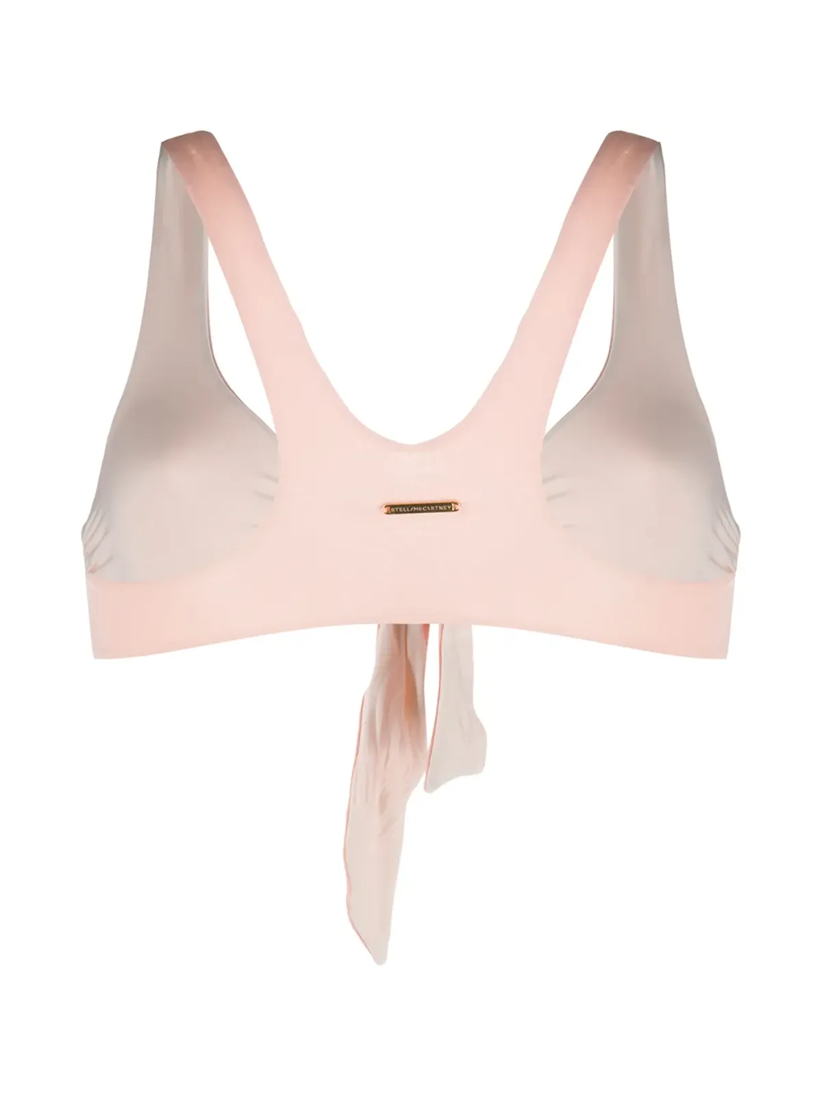 Stella McCartney タイフロントビキニトップ - ニュートラルカラー - 画像2