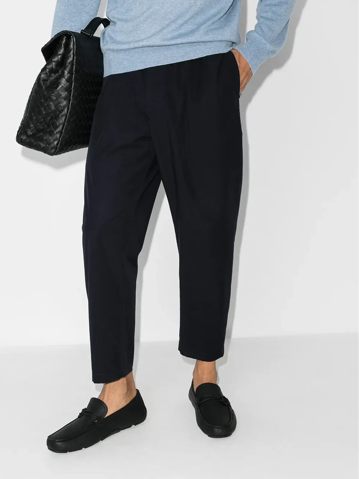 Ferragamo フロント4 レザー ローファー - ブラック - 画像3