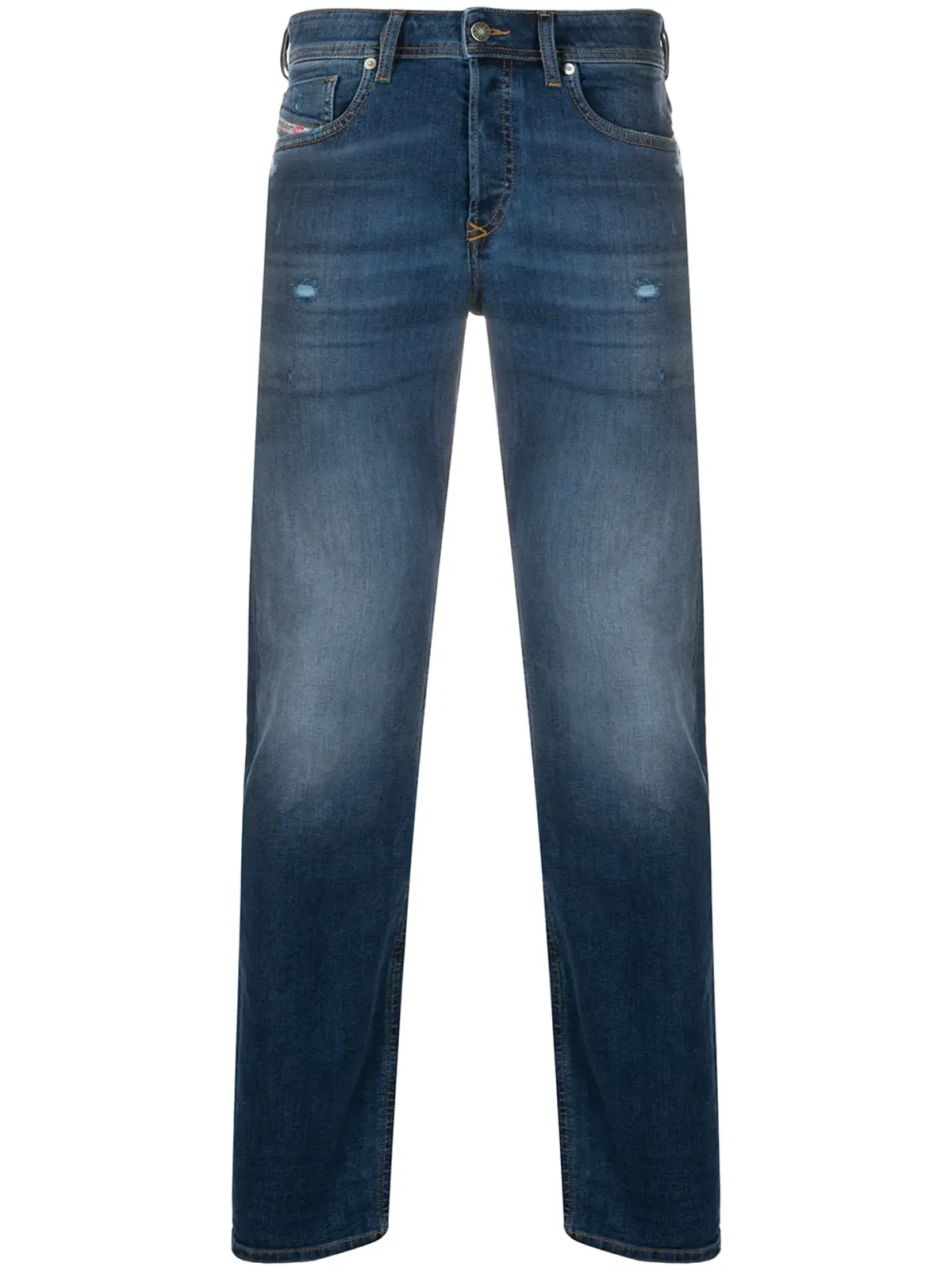 Diesel ディストレスド・スリムフィットジーンズ - 画像1
