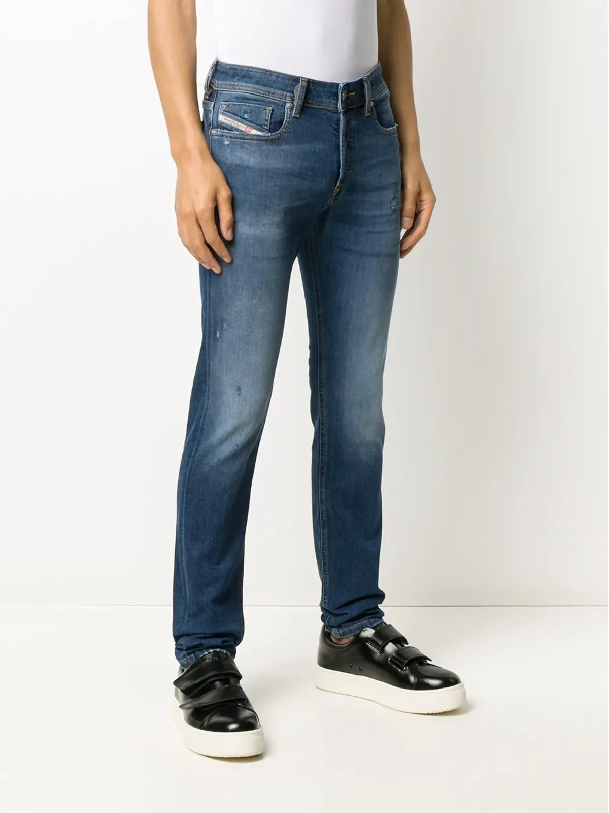 Diesel ディストレスド・スリムフィットジーンズ - 画像3