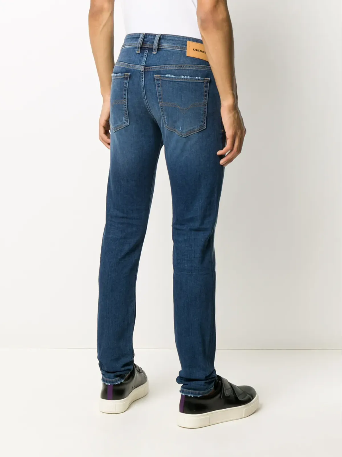 Diesel ディストレスド・スリムフィットジーンズ - 画像4