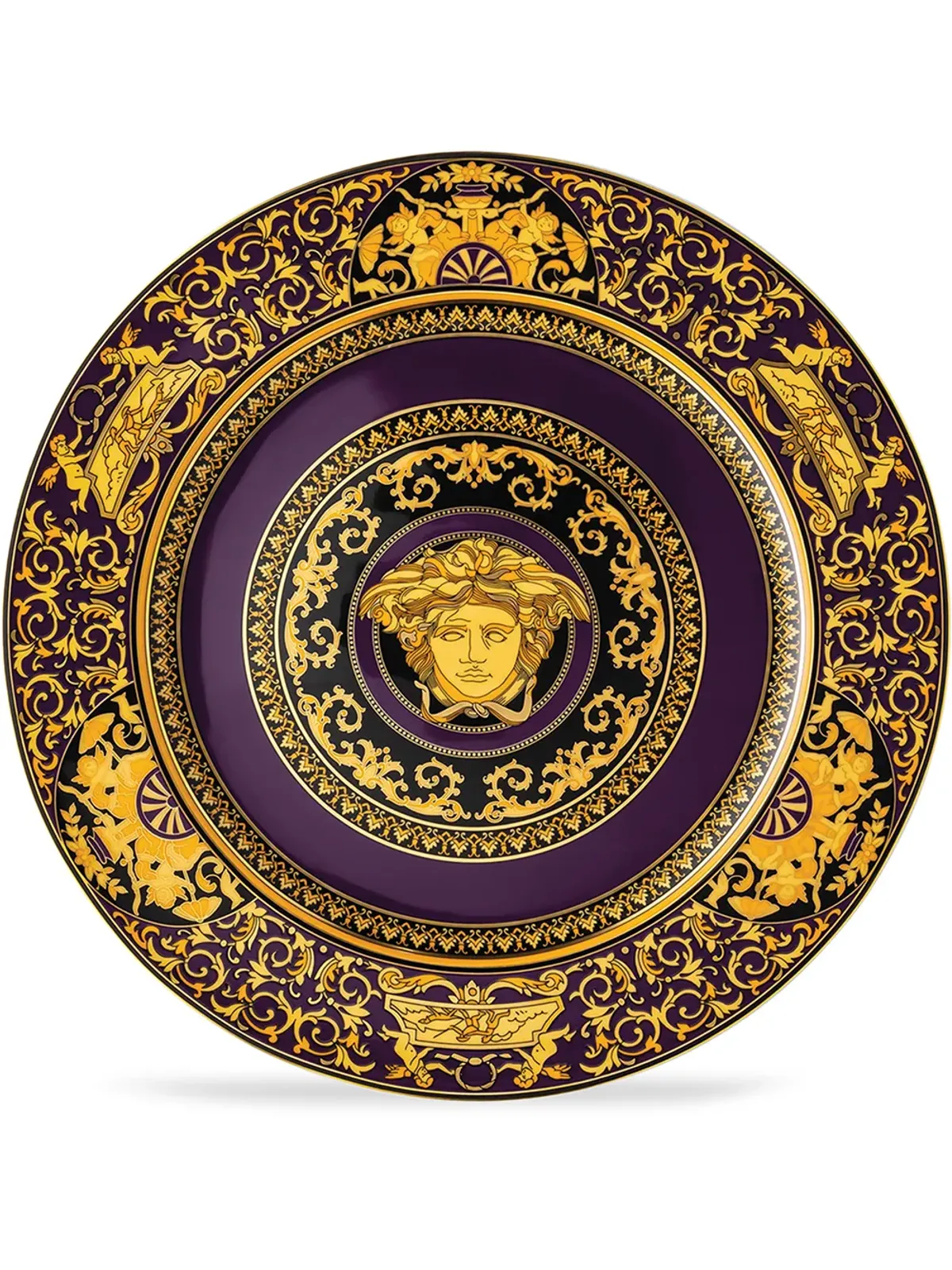 Versace x Versace メデューサ サービスプレート - Purple - 画像1