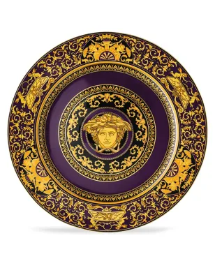 Versace x Versace メデューサ サービスプレート - Purple - サムネイル1