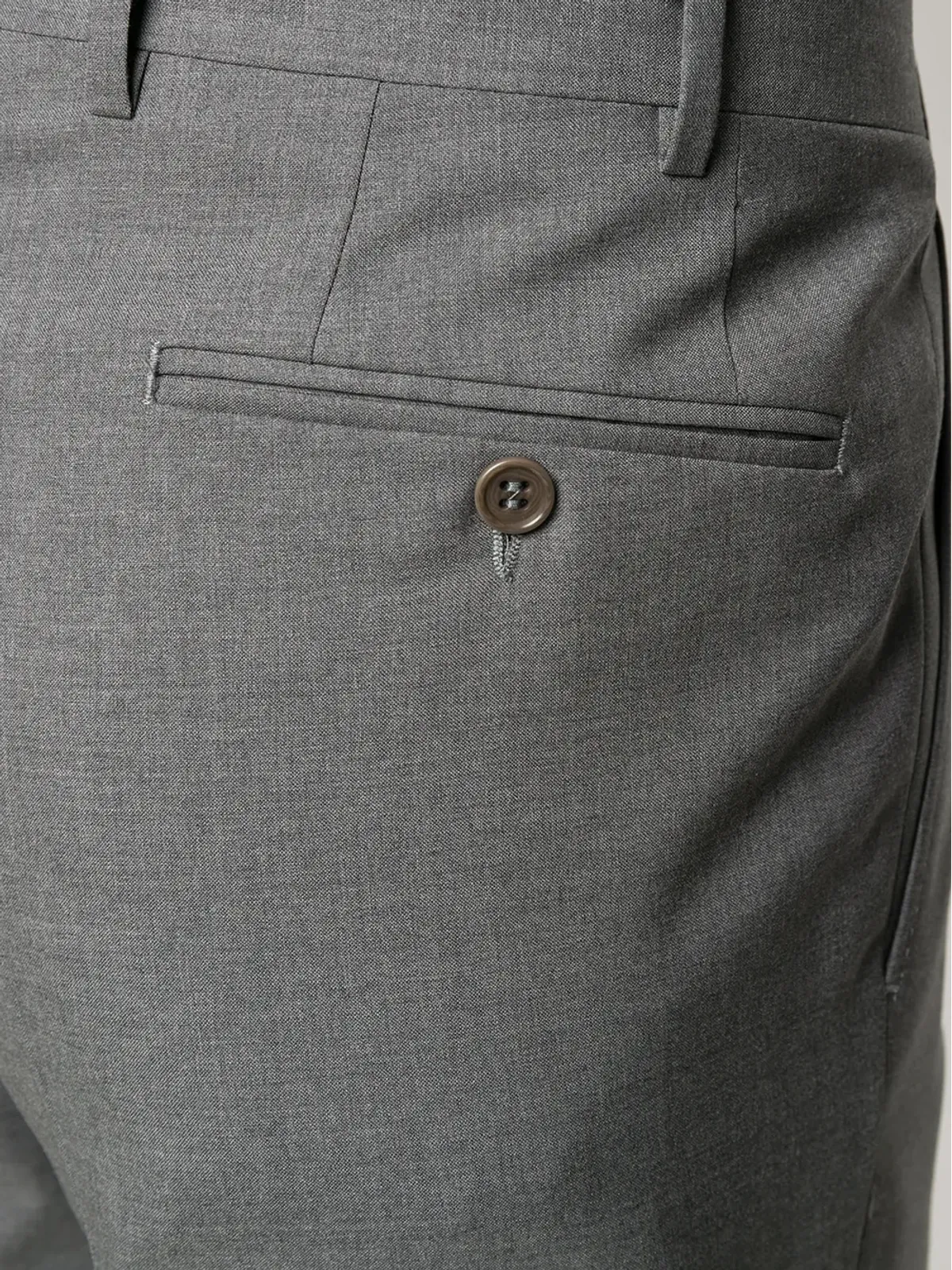 Canali ストレートフィット テーラードパンツ - 画像5