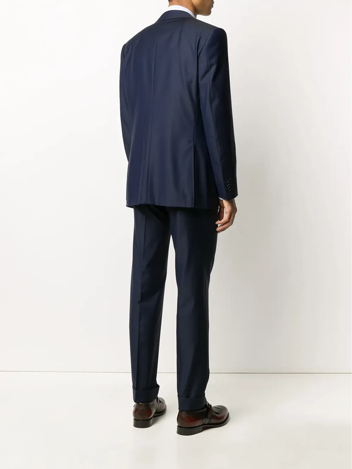 Canali 長袖スーツ - ブルー - 画像4