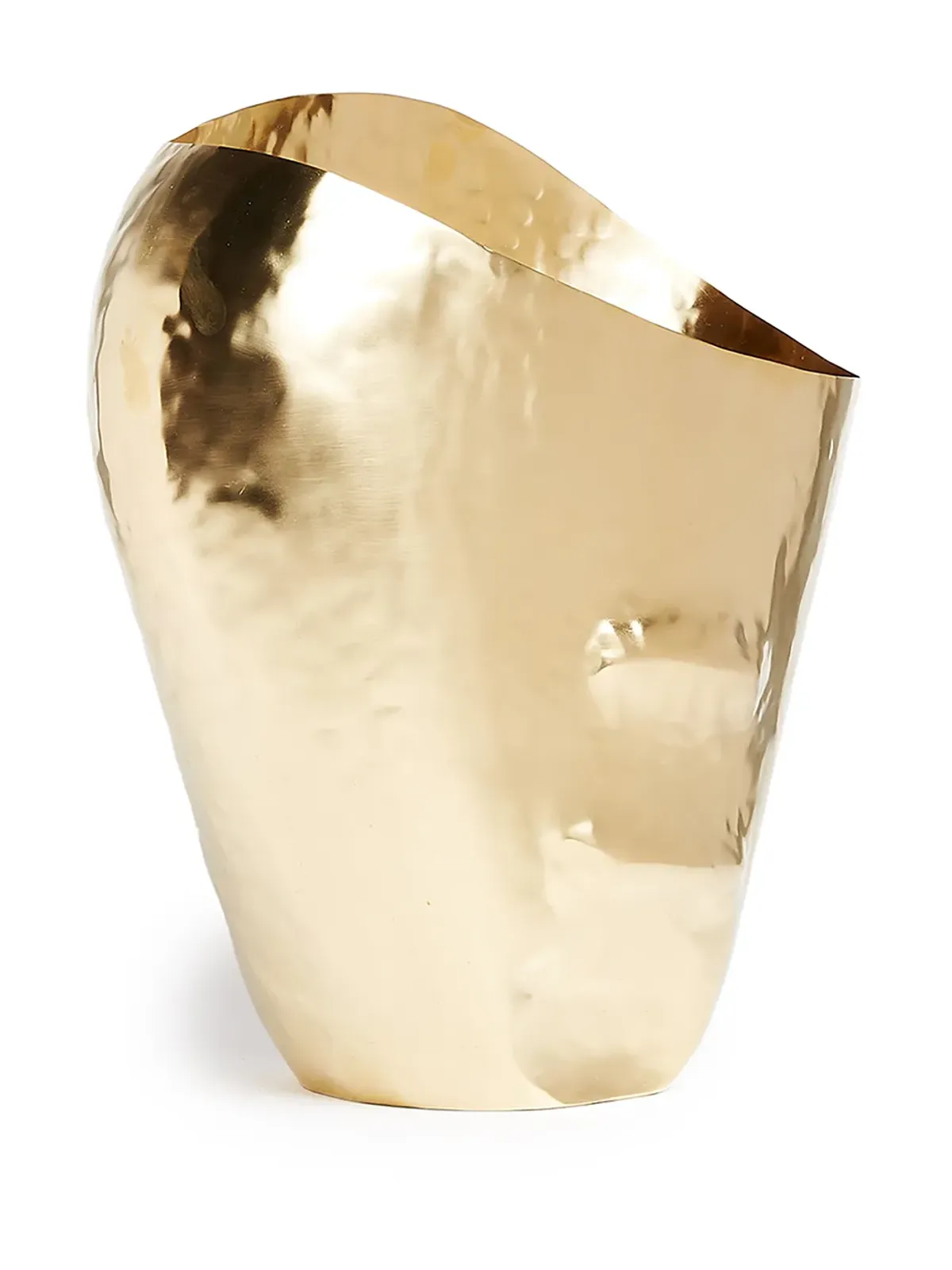 Tom Dixon ハンマード Bash Vase - ゴールド - 画像2