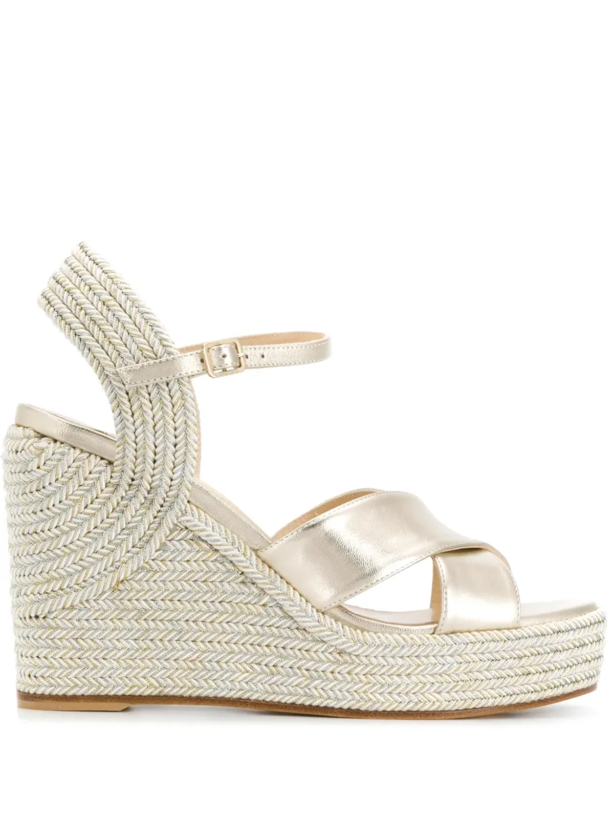 Jimmy Choo デルレナ 100mm エスパドリーユ ゴールド - 画像1