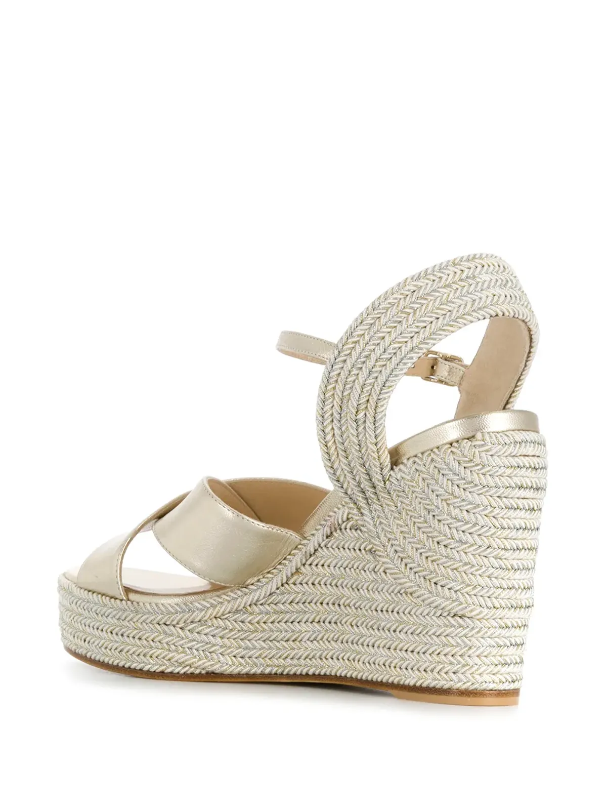 Jimmy Choo デルレナ 100mm エスパドリーユ ゴールド - 画像3