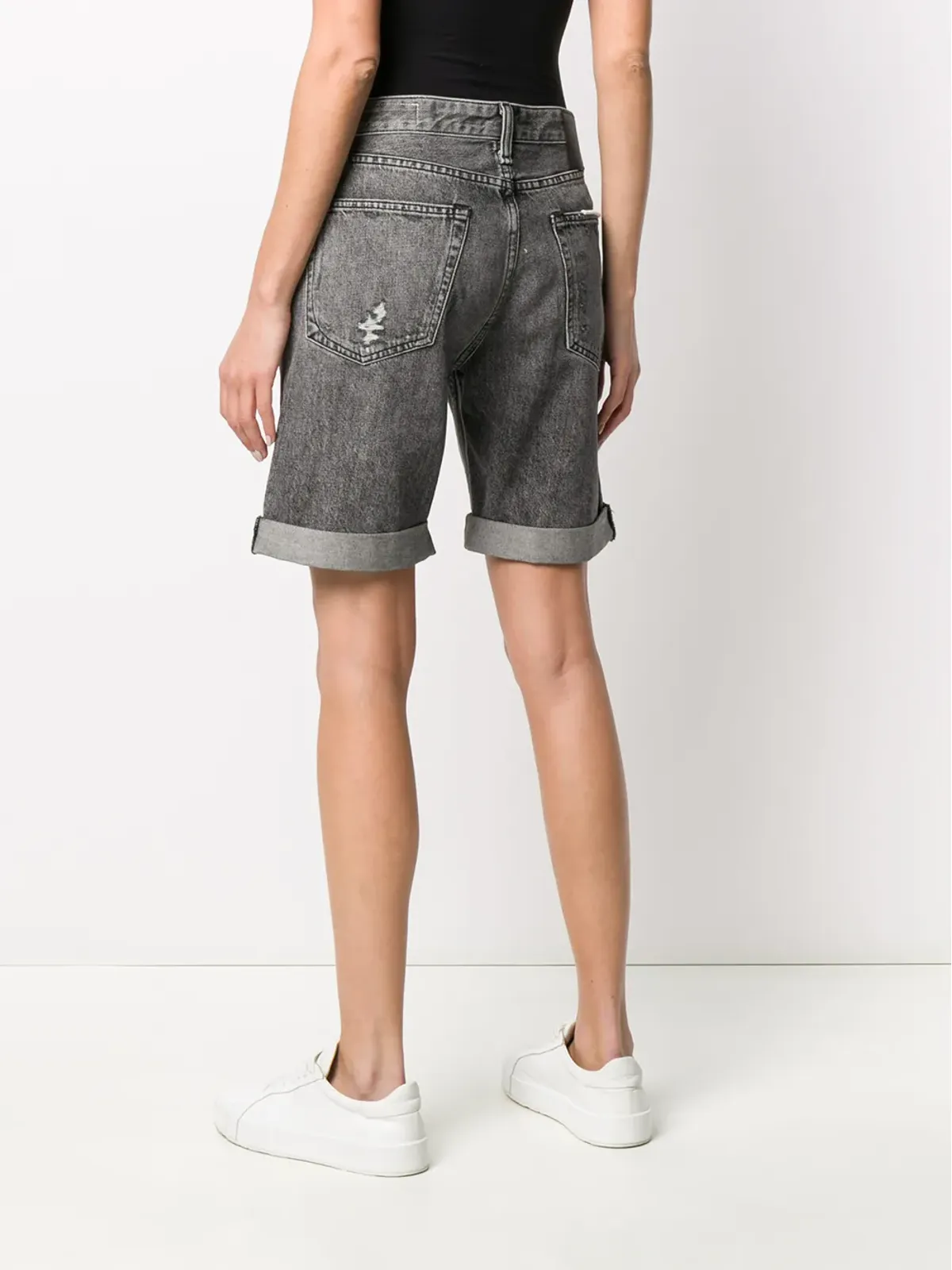 rag & bone ボーイフレンドデニムショーツ - 画像4