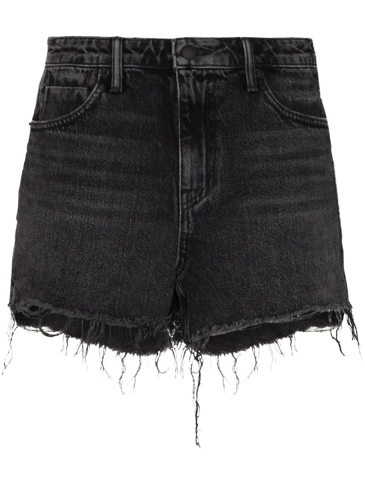 Alexander Wang ローヘムデニムショーツ ブラック - 画像1