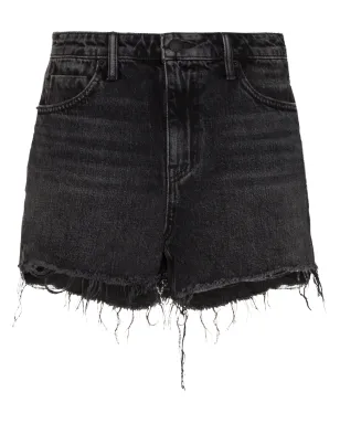 Alexander Wang ローヘムデニムショーツ ブラック - サムネイル1