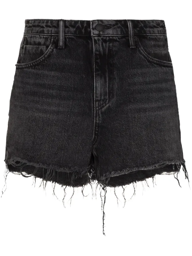Alexander Wang Alexander Wang ローヘムデニムショーツ ブラックの商品画像