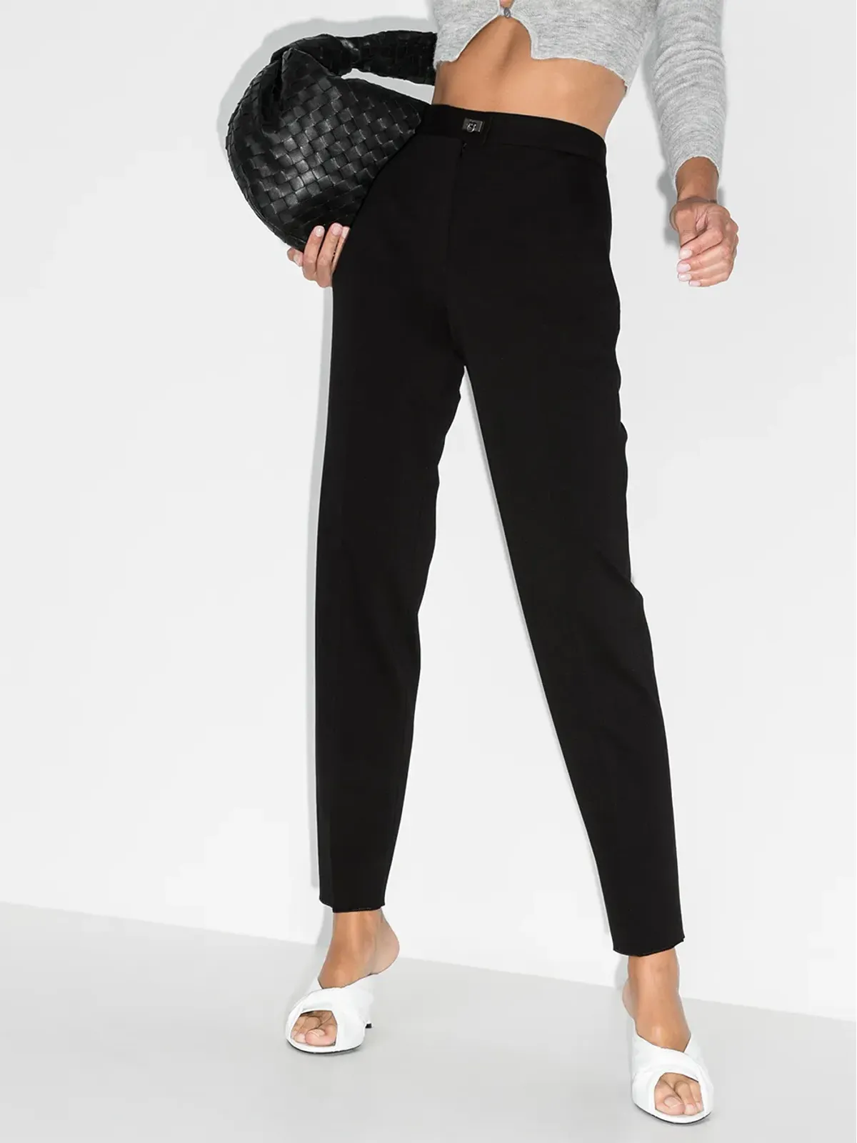 Ferragamo ハイウエスト テーラードパンツ - 画像2