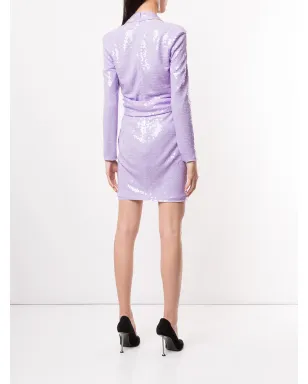 TOM FORD スパンコール タイウエスト ドレス - サムネイル4