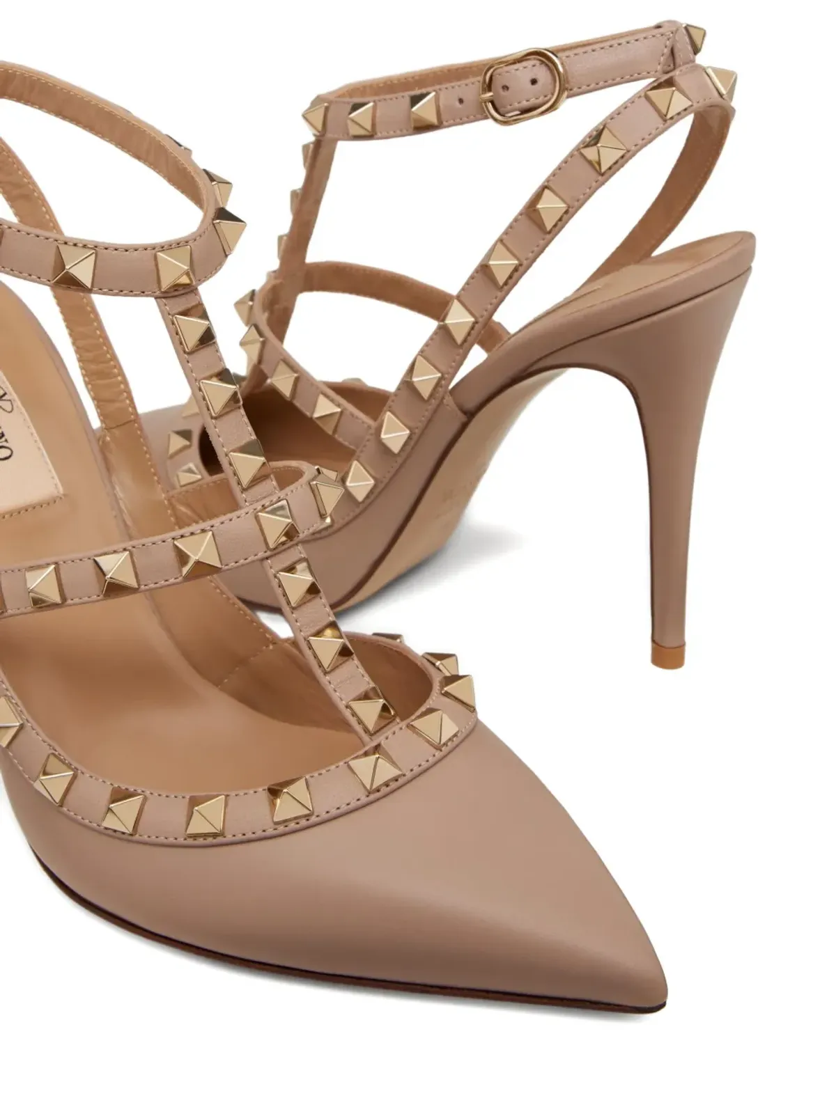 Valentino Garavani Rockstud ケージドパンプス - 画像5