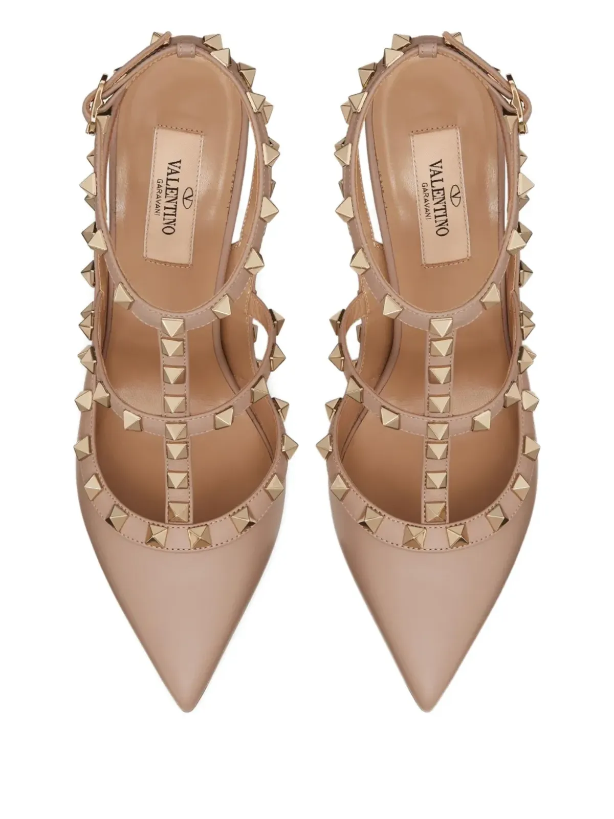 Valentino Garavani Rockstud ケージドパンプス - 画像4