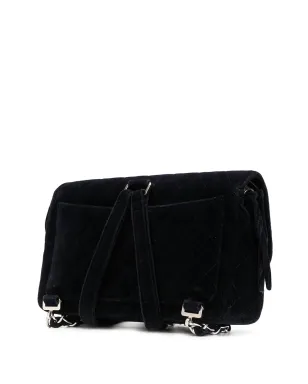 CHANEL ビンテージ 1997年 CC ダイヤモンドキルト バックパック パープル - サムネイル3