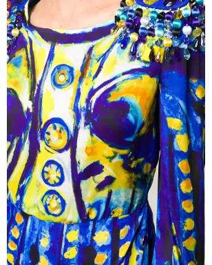Moschino Matador print dress - Blue - サムネイル5