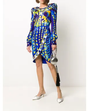 Moschino Matador print dress - Blue - サムネイル2