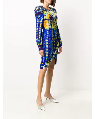 Moschino Matador print dress - Blue - サムネイル3