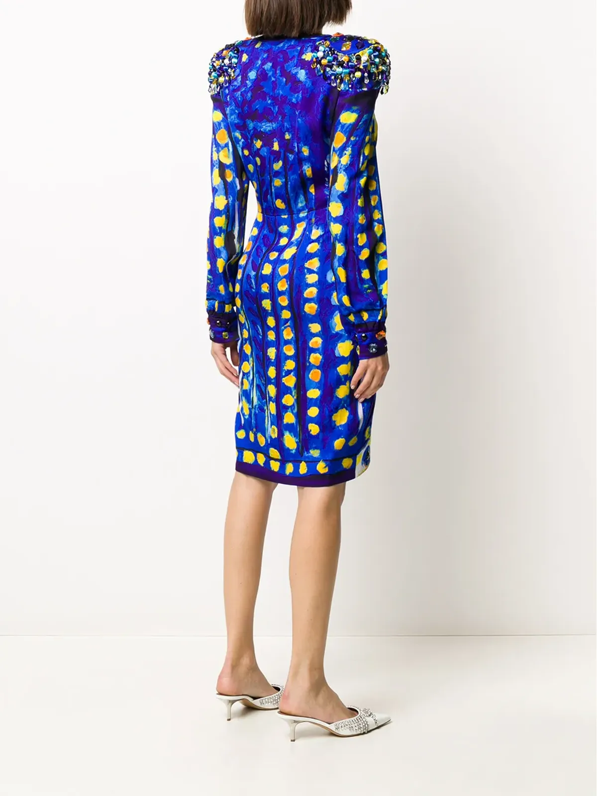 Moschino Matador print dress - Blue - 画像4