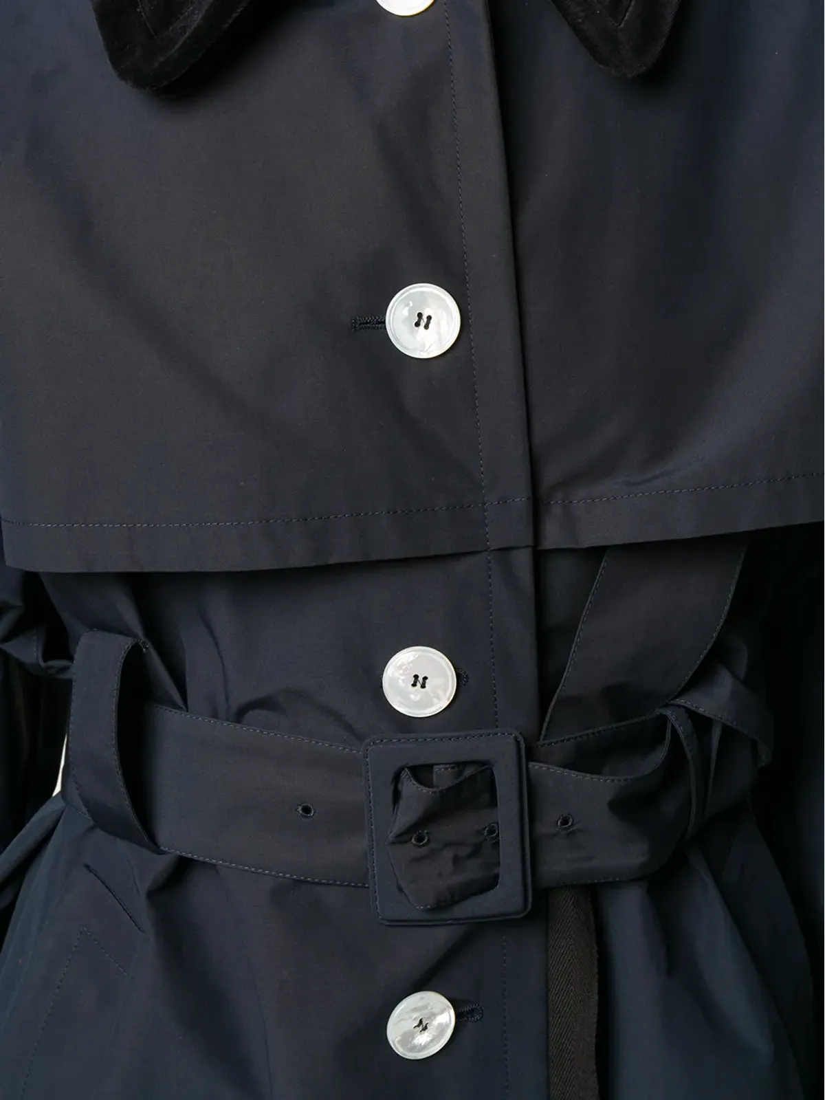 Prada シングルブレストベルト付きトレンチコート - 画像5