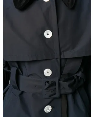 Prada シングルブレストベルト付きトレンチコート - サムネイル5