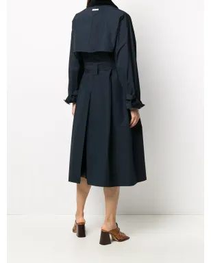 Prada シングルブレストベルト付きトレンチコート - サムネイル4