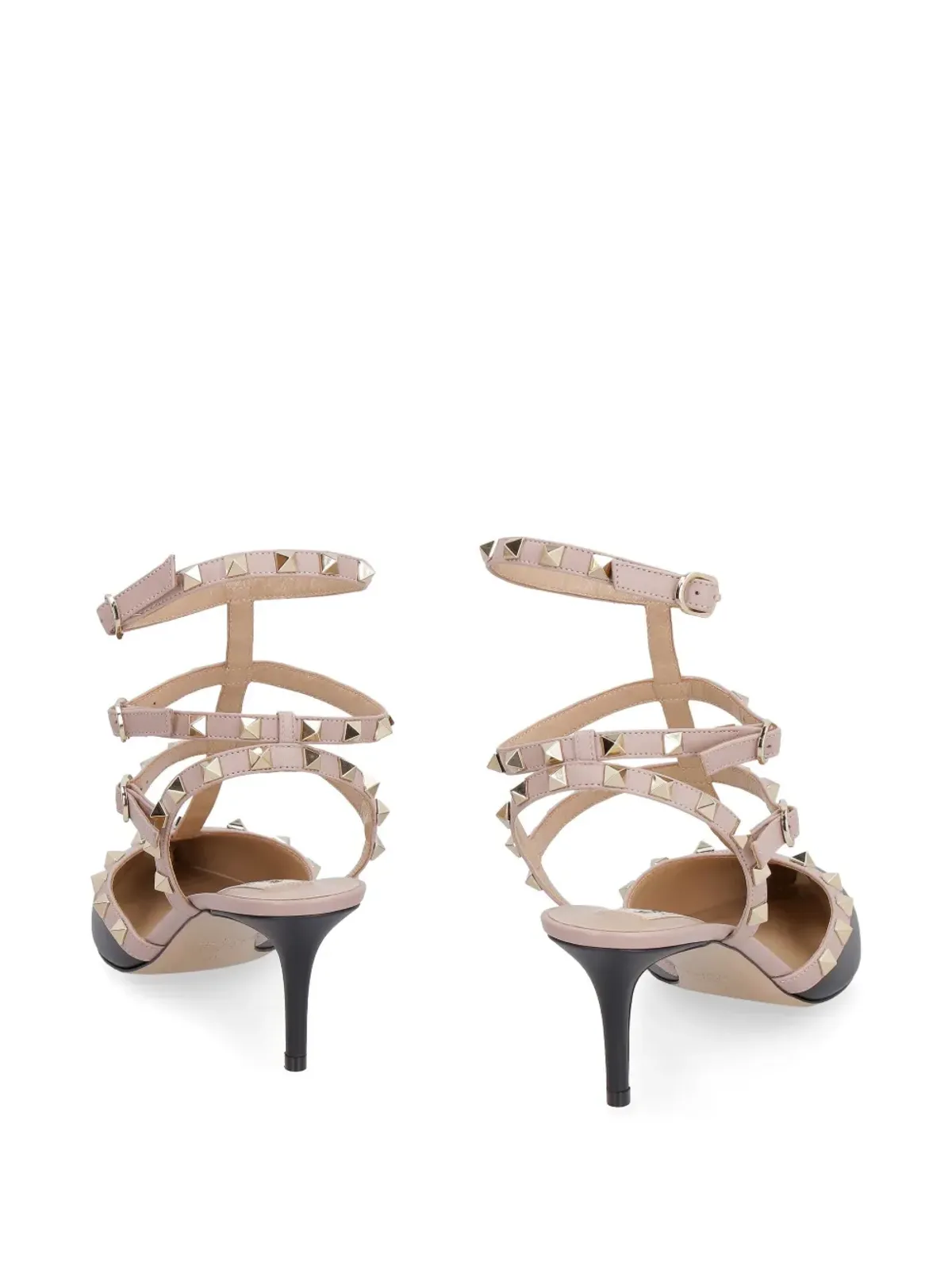 Valentino Garavani ロックスタッド ケージパンプス - 画像3