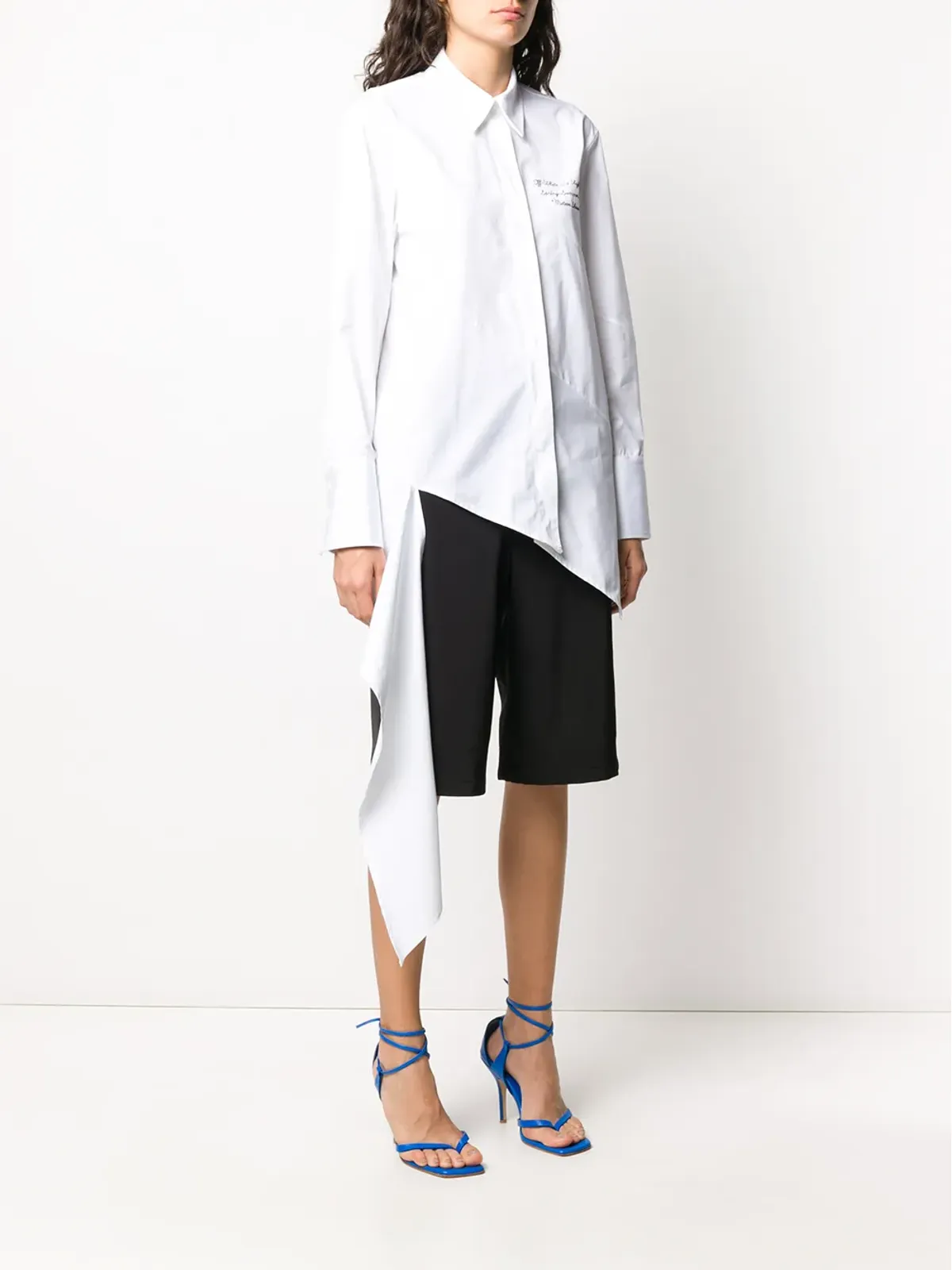 Off-White Meteor Shower ドレープシャツ - 画像3