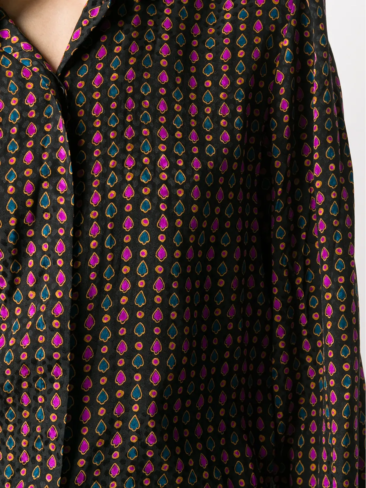 Lanvin Pre-Owned カードデックス柄プリントシャツ - 画像5